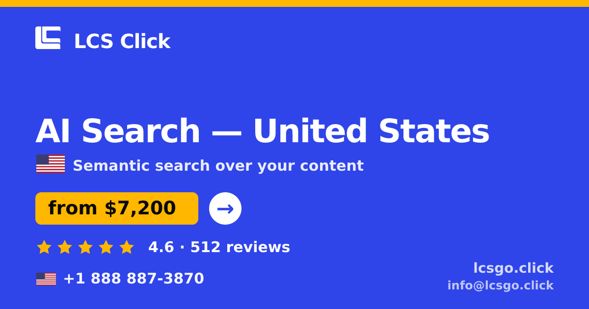 AI Search in Minneapolis — from $9,100, rated 5/5 by 491 clients. LCS Click.